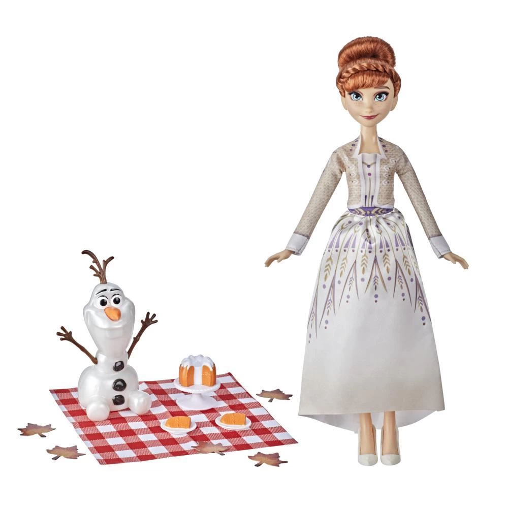 Hasbro Disney Frozen 2 Anna And Olaf's Autumn Picnic Fashion Doll 5 Hasbro Disney Frozen 2 Anna And Olaf's Autumn Picnic Fashion Doll - Image 3