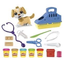 Hasbro Play-Doh Care 'n Carry Vet Playset With Toy Dog -Hasbro Shop 73734ec333630f4b8ea95d507eb3d69cb8e63f06