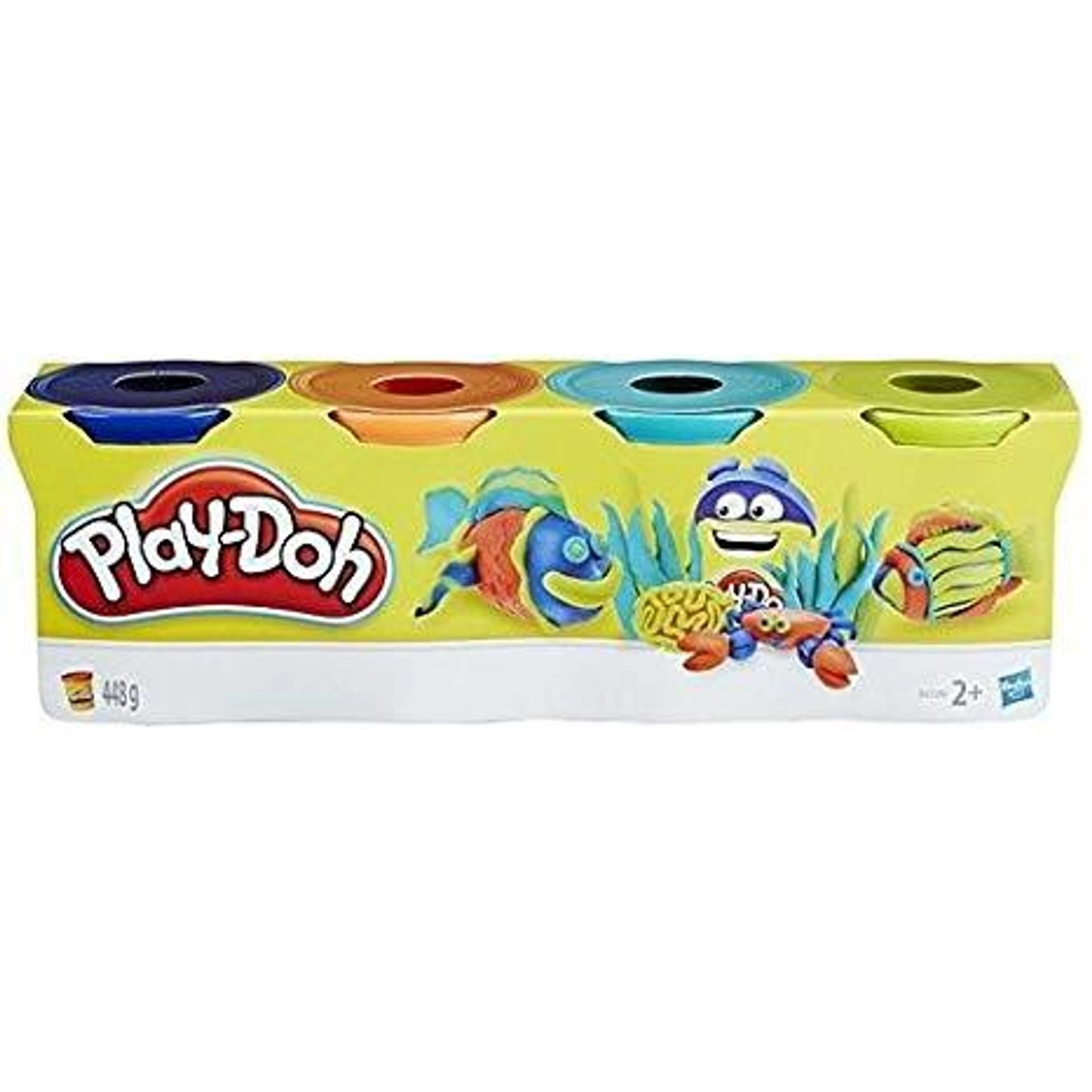 Hasbro Play Doh Classic Colour 4 Tubs Asst B5517 2018 Toy 3 Hasbro Play Doh Classic Colour 4 Tubs Asst B5517 2018 Toy