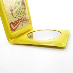 Hasbro Charmkins Pocket Mirror Yellow Vinyl Wallet With Brown Eyed Susan -Hasbro Shop Brown eyed susan charmkins mirror yellow wallet