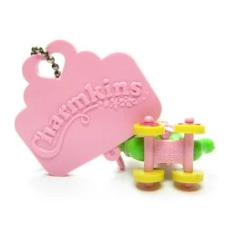 Hasbro Bouncing Bet & Half An Inchworm Charmkins Name Tag Keychain 10 Hasbro Bouncing Bet & Half An Inchworm Charmkins Name Tag Keychain -Hasbro Shop Charmkins charm tag keychain luggage identification ID