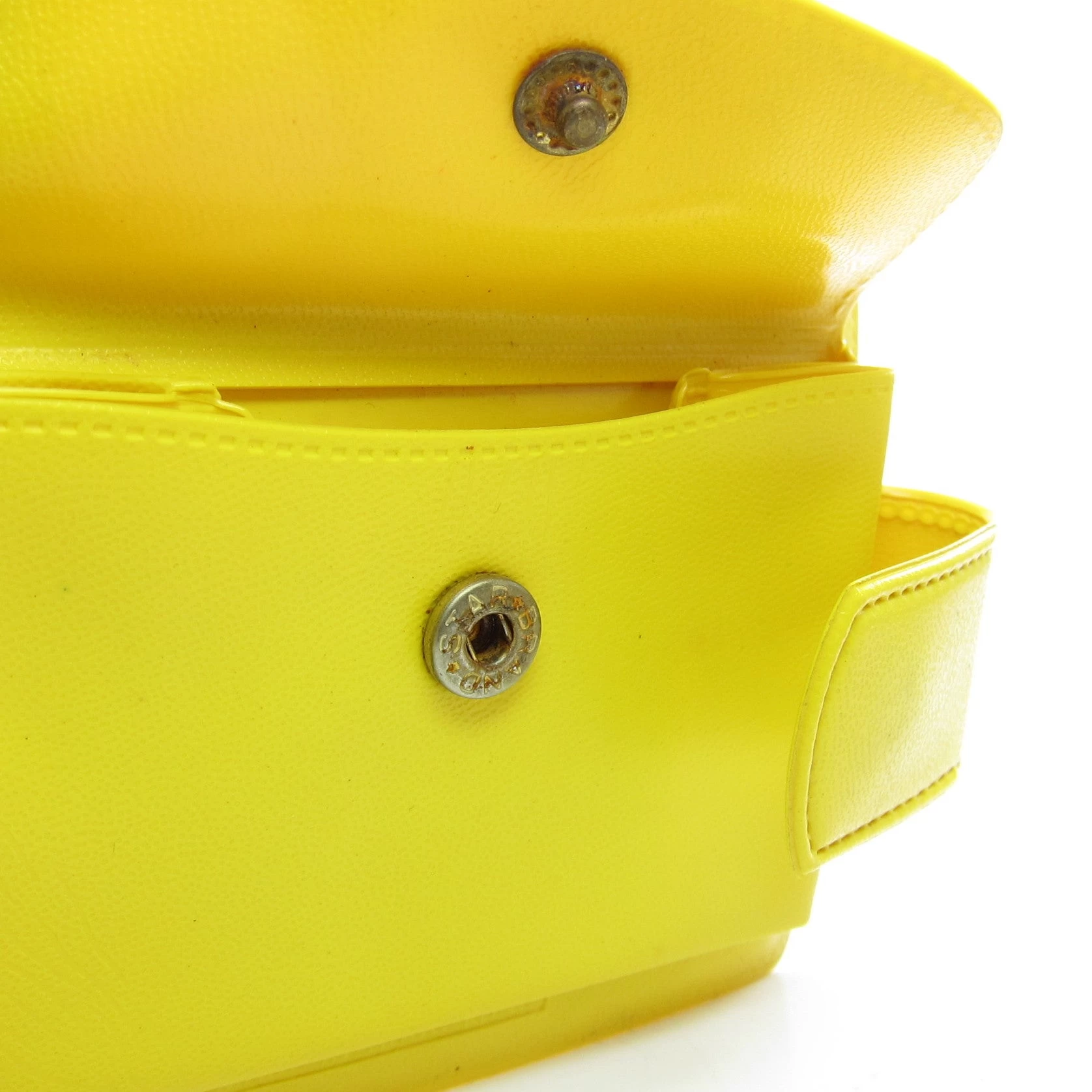 Hasbro Charmkins Wallet Vintage Yellow Vinyl Bifold Billfold & Coin Purse With Brown Eyed Susan 9 Hasbro Charmkins Wallet Vintage Yellow Vinyl Bifold Billfold & Coin Purse With Brown Eyed Susan - Image 7