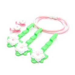 Hasbro Charmkins Mail Order Box Of Factory Sealed Charms - Brown Eyed Susan, Willie Winkle, Crocus - RARE -Hasbro Shop Charmkins flower necklace earrings boxed set