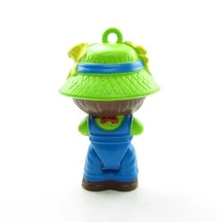 Hasbro Pop-Corn Charmkins Vintage Farmer Charm -Hasbro Shop Charmkins pop corn charm hasbro 1980s