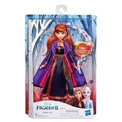 Hasbro Disney Frozen Singing Anna Fashion Doll