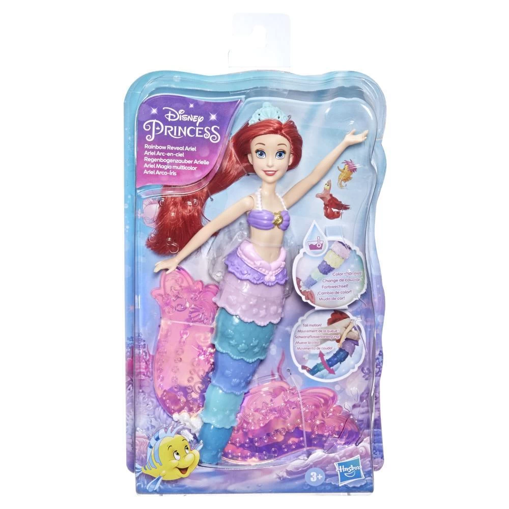 Hasbro Disney Princess Rainbow Reveal The Little Mermaid Ariel Color Change Doll 4 Hasbro Disney Princess Rainbow Reveal The Little Mermaid Ariel Color Change Doll - Image 2
