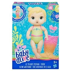 Hasbro BABY ALIVE Lil' Splashes Mermaid Blond Hair Baby Doll