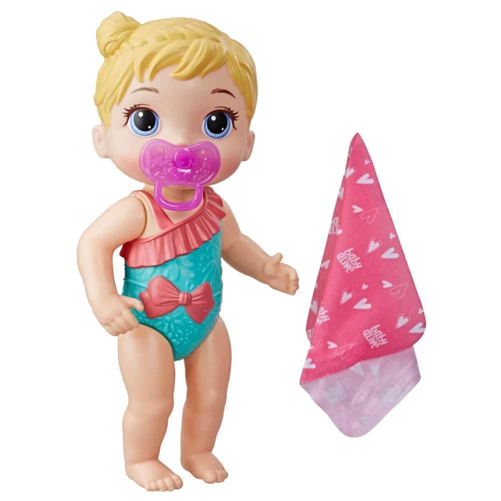 Hasbro BABY ALIVE Splash N Snuggle Blonde Baby Doll 5 Hasbro BABY ALIVE Splash N Snuggle Blonde Baby Doll - Image 3