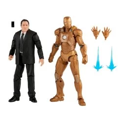 Hasbro Marvel Legends Series Happy Hogan & Iron Man Mark XXI Collectible Action Figures -Hasbro Shop F0191 PROD MVL IRONMANMIDASHAPPY