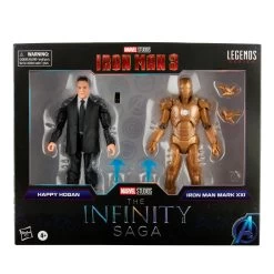 Hasbro Marvel Legends Series Happy Hogan & Iron Man Mark XXI Collectible Action Figures