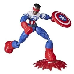 Hasbro Marvel Avengers Bend And Flex Flexible Captain America Action Figure F0971
