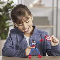 Hasbro Marvel Avengers Bend And Flex Flexible Captain America Action Figure F0971 -Hasbro Shop F09713