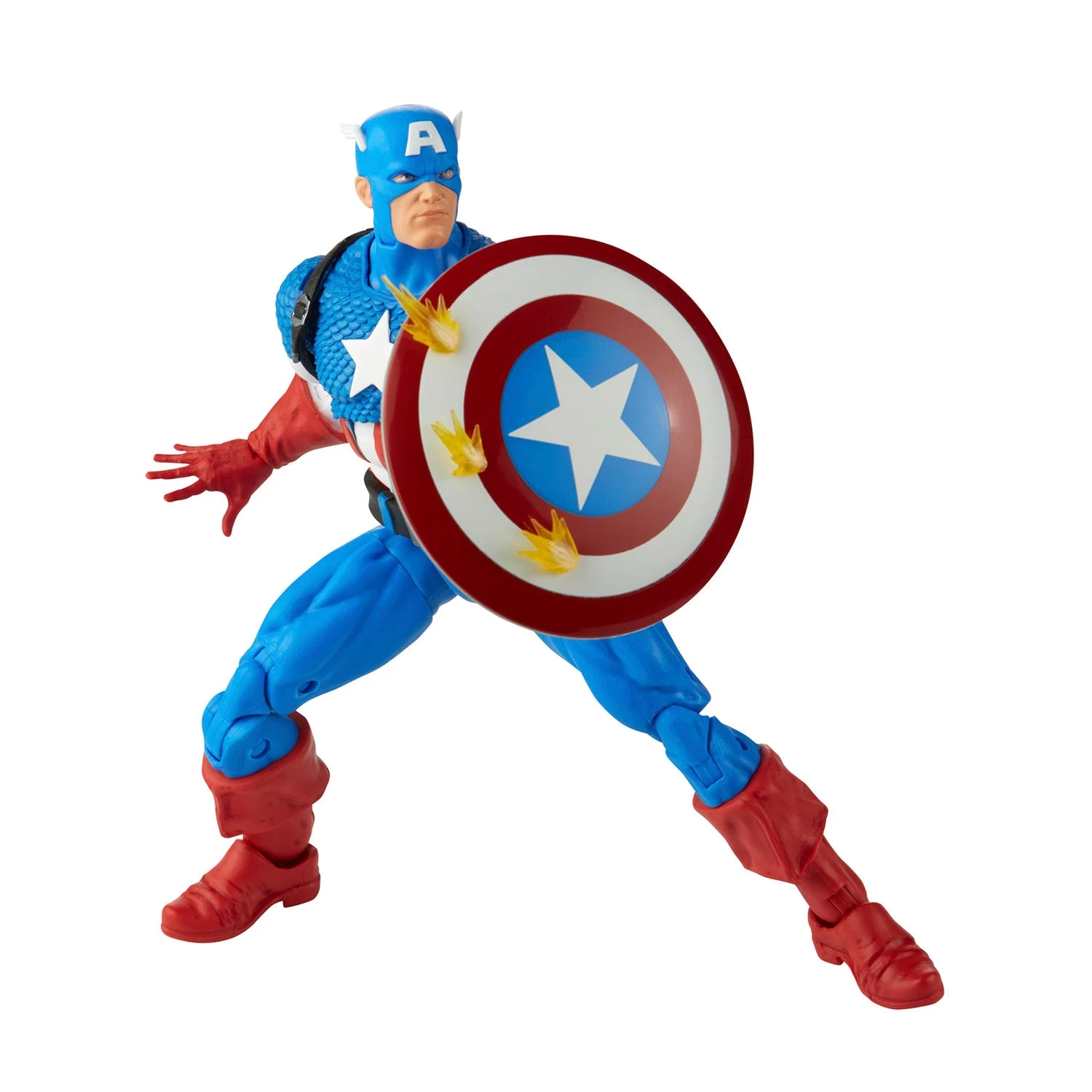 Hasbro Marvel Legends Series 20th Anniversary Captain America Collectible Action Figure 7 Hasbro Marvel Legends Series 20th Anniversary Captain America Collectible Action Figure - Image 5