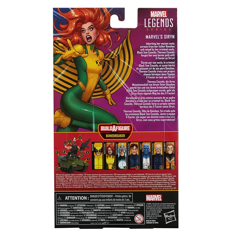 Hasbro Marvel Legends Series X-Men Marvel’s Siryn Action Figure 6-inch Collectible Toy 4 Hasbro Marvel Legends Series X-Men Marvel’s Siryn Action Figure 6-inch Collectible Toy - Image 2