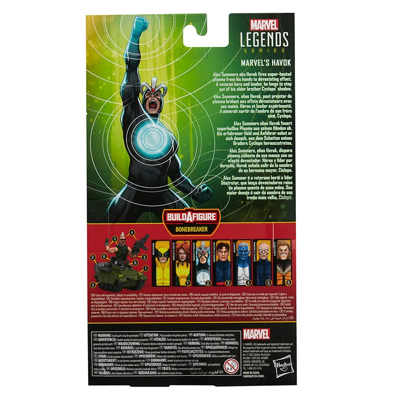 Hasbro Marvel Legends Series X-Men Marvel’s Havok Action Figure 6-inch Collectible Toy 4 Hasbro Marvel Legends Series X-Men Marvel’s Havok Action Figure 6-inch Collectible Toy - Image 2