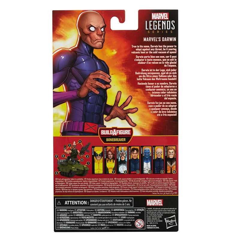 Hasbro Marvel Legends Series X-Men Marvel’s Darwin Action Figure 6-Inch Collectible Toy 4 Hasbro Marvel Legends Series X-Men Marvel’s Darwin Action Figure 6-Inch Collectible Toy - Image 2