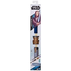 Hasbro STAR WARS Lightsaber Forge Obi-Wan Kenobi Electronic Extendable Blue Lightsaber