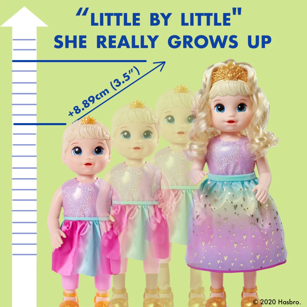 Hasbro BABY ALIVE Princess Ellie Grows Up!, 18-Inch Growing Talking Baby Doll With Blonde Hair 8 Hasbro BABY ALIVE Princess Ellie Grows Up!, 18-Inch Growing Talking Baby Doll With Blonde Hair - Image 6