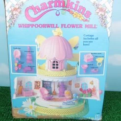 Hasbro Charmkins Flower Mill Play Set Windmill With Whippoorwill, Chrysanthemum & Furniture -Hasbro Shop Flower mill charmkins cottage playset chrysanthemum bird ring