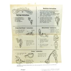 Hasbro Charmkins Mail Order Box Of Factory Sealed Charms - Brown Eyed Susan, Willie Winkle, Crocus - RARE -Hasbro Shop Flower necklace keychain earrings zipper pull Charmkins toys