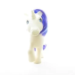 Hasbro Glory Unicorn My Little Pony Vintage G1 -Hasbro Shop G1 glory my little pony unicorn toy white body blue purple hair