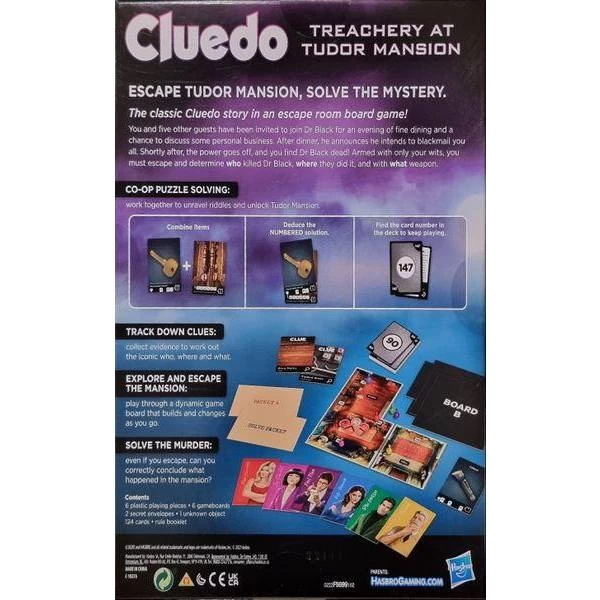 Hasbro Clue: Treachery At Tudor Mansion 5 Hasbro Clue: Treachery At Tudor Mansion - Image 3