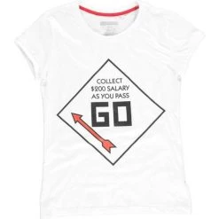 Hasbro Monopoly GO T-Shirt White XL