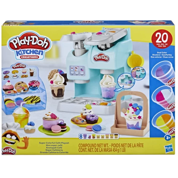Hasbro Play Doh Kitchen Creations Super Colorful Café 3 Hasbro Play Doh Kitchen Creations Super Colorful Café