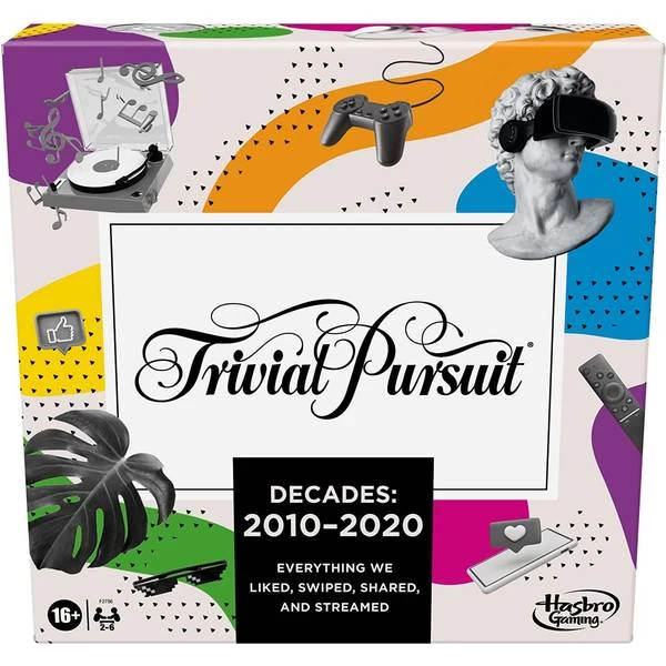 Hasbro Trivial Pursuit Decades 2010 To 2020 3 Hasbro Trivial Pursuit Decades 2010 To 2020
