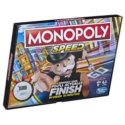 Hasbro MONOPOLY Board Game SPEED Edition