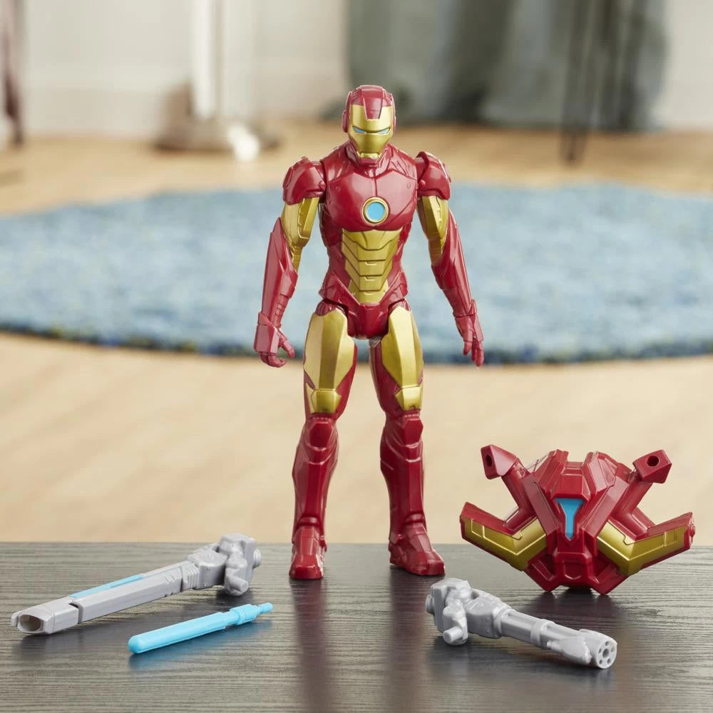 Hasbro Marvel Avengers Titan Hero Series Blast Gear IRON MAN Action Figure 7 Hasbro Marvel Avengers Titan Hero Series Blast Gear IRON MAN Action Figure - Image 5