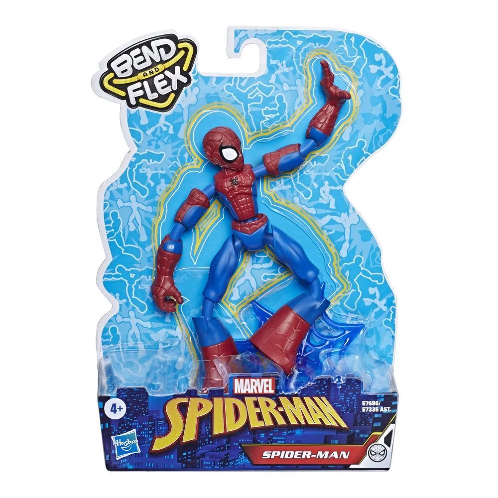 Hasbro Marvel Spider-Man Bend And Flex Spider-Man Action Figure 4 Hasbro Marvel Spider-Man Bend And Flex Spider-Man Action Figure - Image 2