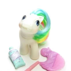 Hasbro Baby Quackers First Tooth My Little Pony Vintage G1 -Hasbro Shop My Little Pony Baby Quackers rainbow mane tail toy