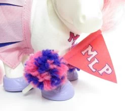 Hasbro Pom Pom Pony My Little Pony Wear Vintage G1 Clothes -Hasbro Shop My Little Pony Cheerleader Clothes Outfit Shoes T Shirt Pom Pom Flag