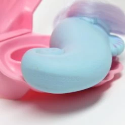 Hasbro Seawinkle Sea Pony My Little Pony With Pink Clamshell Stand -Hasbro Shop My Little Pony Seawinkle sea pony blue purple hair