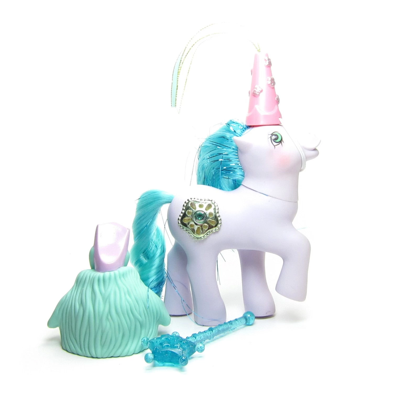 Hasbro Princess Sparkle Vintage G1 My Little Pony With Accessories 4 Hasbro Princess Sparkle Vintage G1 My Little Pony With Accessories - Image 2