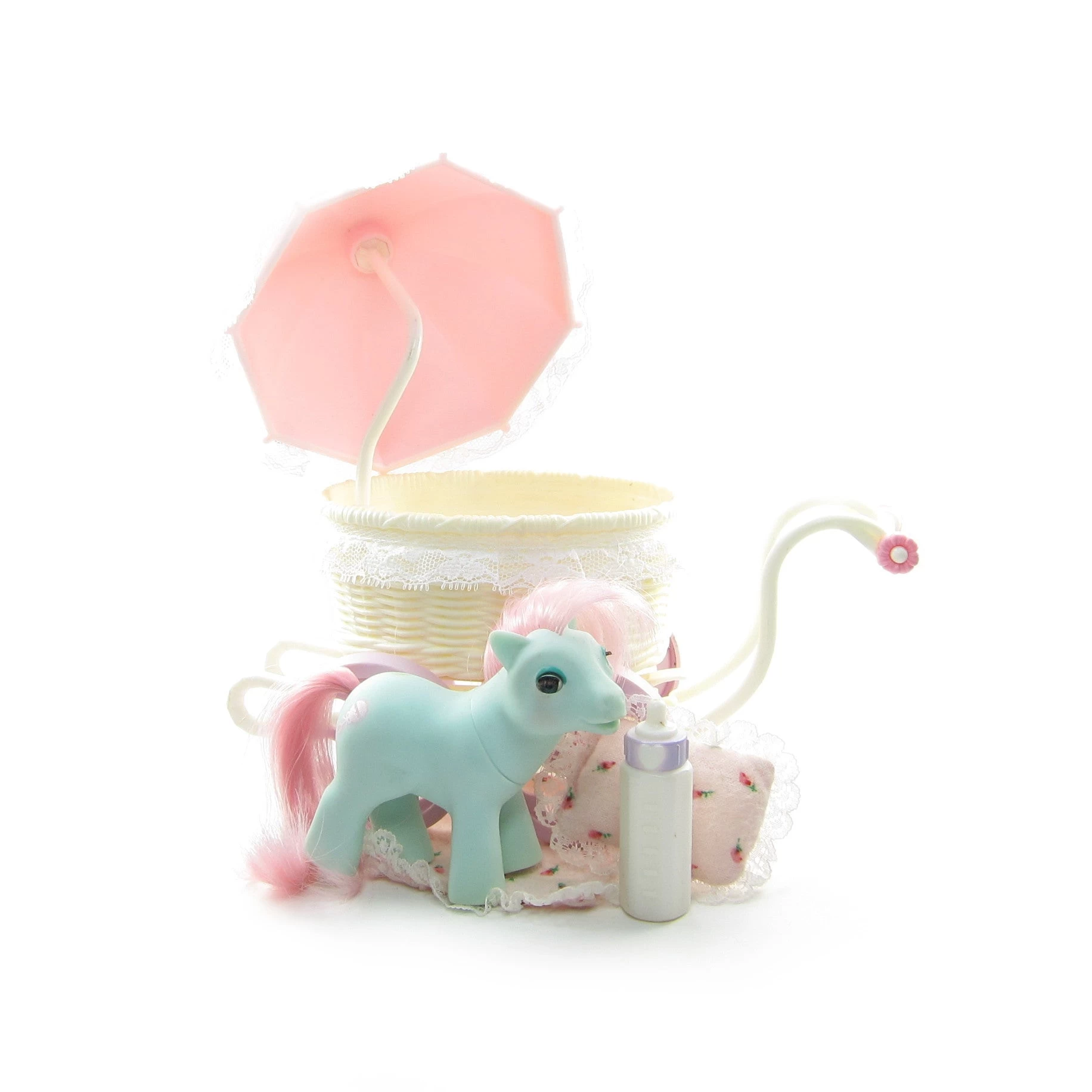 Hasbro Baby Buggy Playset My Little Pony G1 Toy With Baby Cuddles & Accessories 3 Hasbro Baby Buggy Playset My Little Pony G1 Toy With Baby Cuddles & Accessories