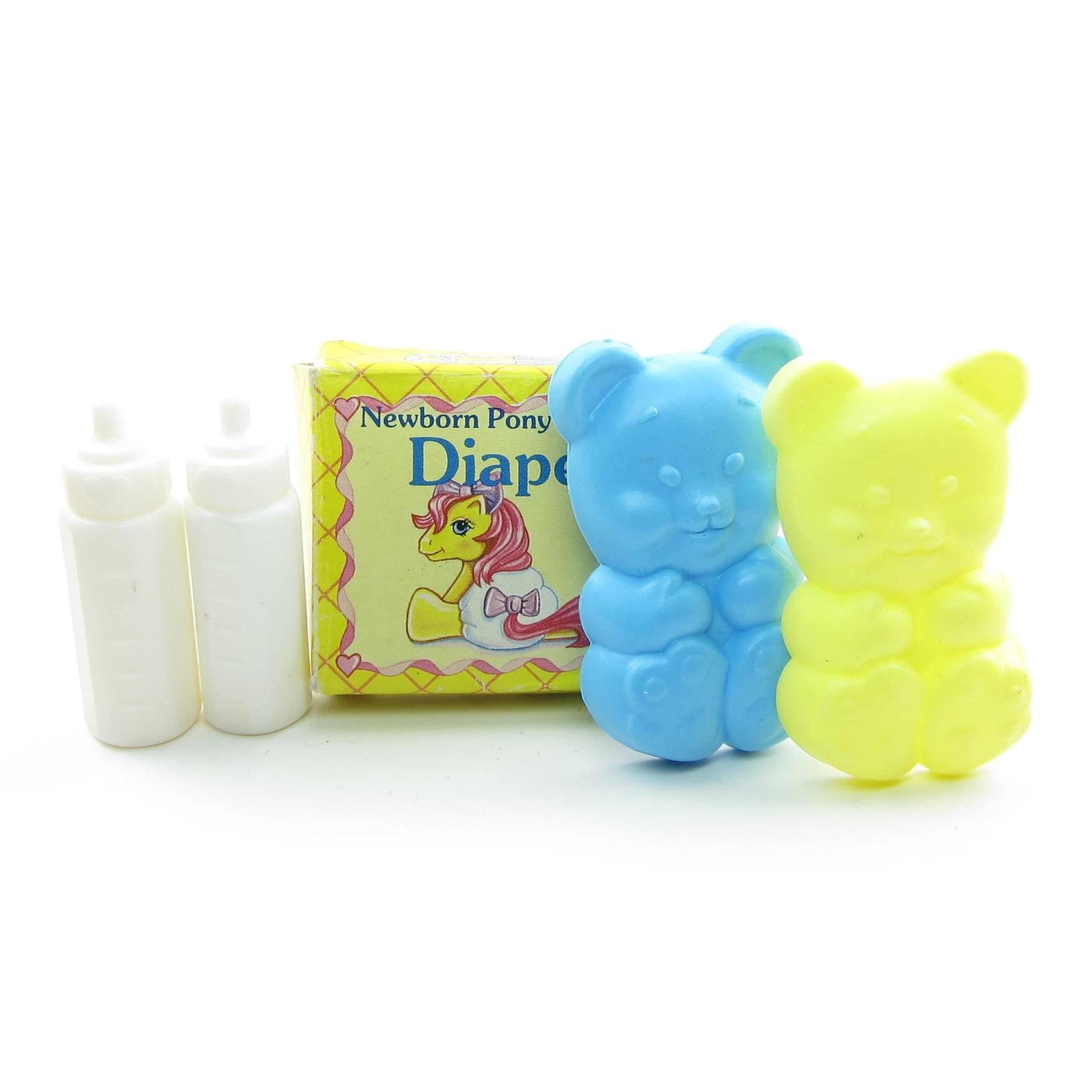 Hasbro Dibbles & Nibbles Newborn Twins G1 My Little Pony Set With Accessories 7 Hasbro Dibbles & Nibbles Newborn Twins G1 My Little Pony Set With Accessories - Image 5