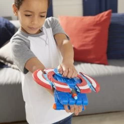 Hasbro NERF Mech Strike Marvel Avengers CAPTAIN AMERICA Strikeshot Shield Toy -Hasbro Shop NERFMechStrikeMarvelAvengersCAPTAINAMERICAStrikeshotShieldToy4