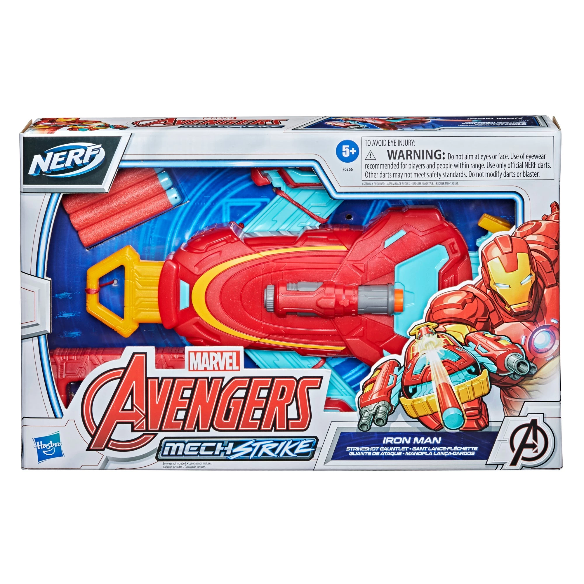 Hasbro NERF Mech Strike Marvel Avengers IRON MAN Strikeshot Gauntlet Toy 3 Hasbro NERF Mech Strike Marvel Avengers IRON MAN Strikeshot Gauntlet Toy