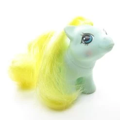 Hasbro Jangles Newborn Twins G1 My Little Pony -Hasbro Shop Newborn twins pony jangles yellow hair baby