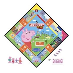Hasbro MONOPOLY Junior: Peppa Pig Edition Board Game -Hasbro Shop PeppaPigEditionBoardGame2