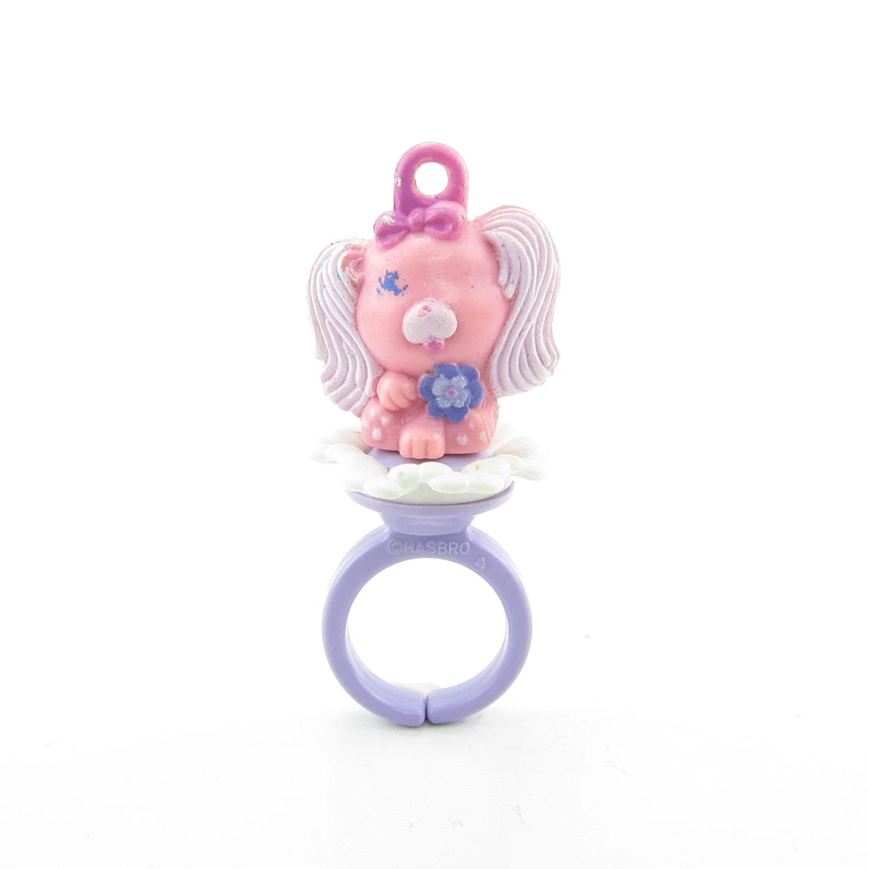 Hasbro Petal Pink Puppy Vintage Charmkins Ring 3 Hasbro Petal Pink Puppy Vintage Charmkins Ring