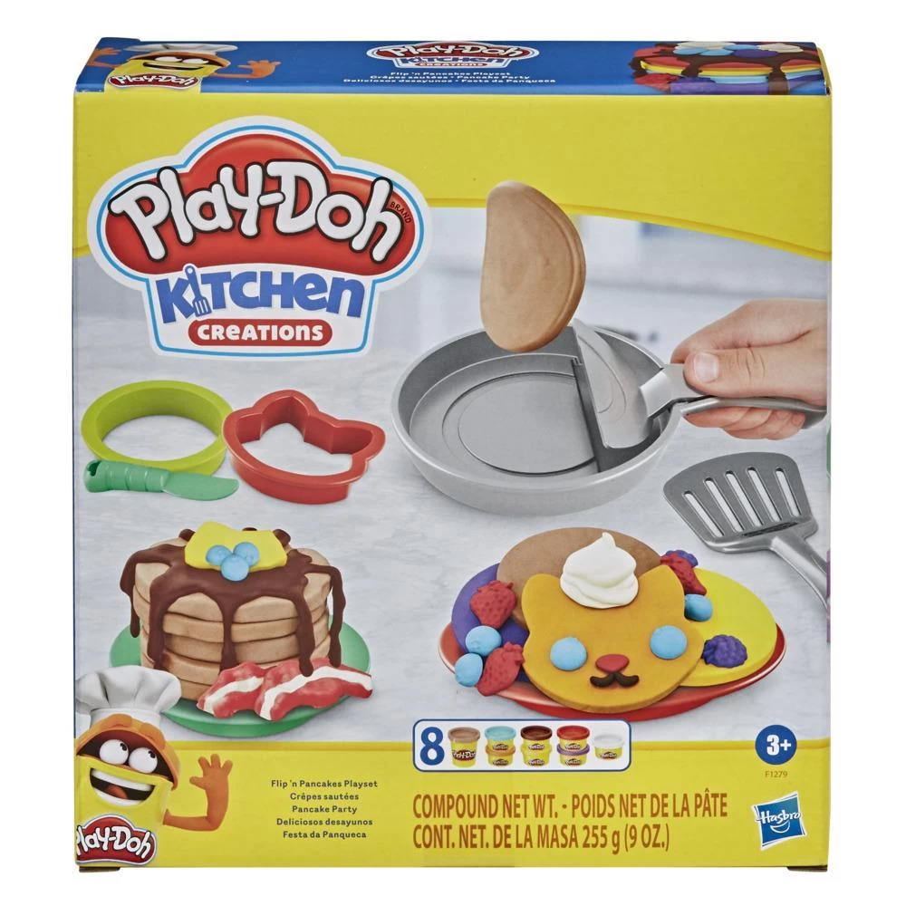 Hasbro Play-Doh Kitchen Creations Flip 'n Pancakes Playset 3 Hasbro Play-Doh Kitchen Creations Flip 'n Pancakes Playset