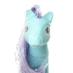 Hasbro Ruby Lips Sweet Kisses My Little Pony G1 Toy -Hasbro Shop Ruby lips my little pony toy blue body purple tinsel hair