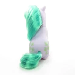 Hasbro Seashell My Little Pony Vintage G1 Sitting Pose -Hasbro Shop Seashell pony purple green hair