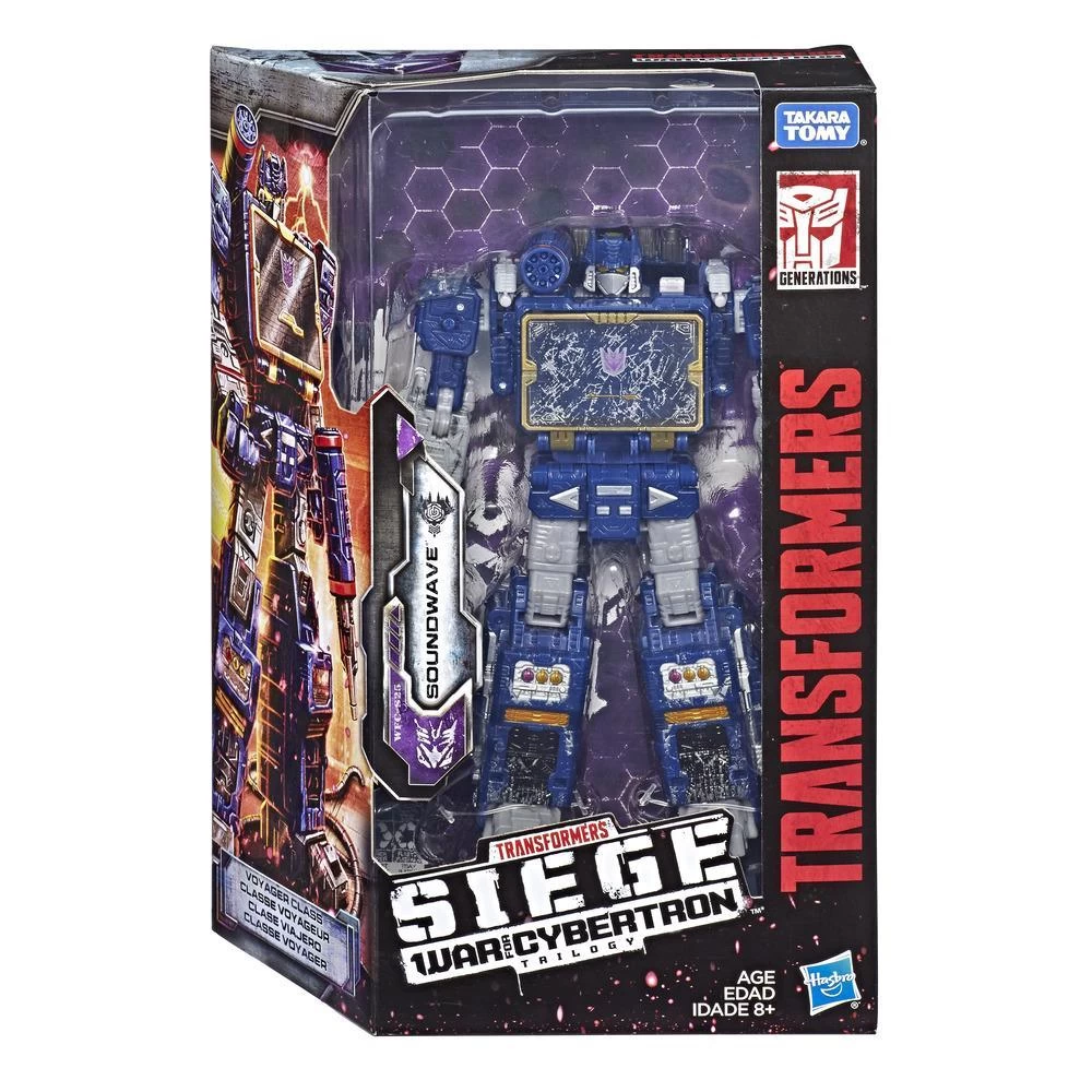 Hasbro TRANSFORMERS Generations War For Cybertron Voyager Siege Chapter S25 SOUNDWAVE Action Figure 5 Hasbro TRANSFORMERS Generations War For Cybertron Voyager Siege Chapter S25 SOUNDWAVE Action Figure - Image 3
