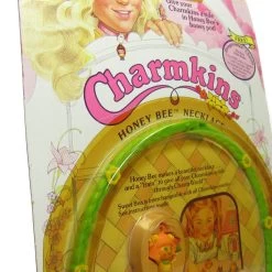 Hasbro Mint On Card Charmkins Honey Bee Necklace With Sweet Bea 10 Hasbro Mint On Card Charmkins Honey Bee Necklace With Sweet Bea -Hasbro Shop Vintage charmkins backcard NOS new old stock toys