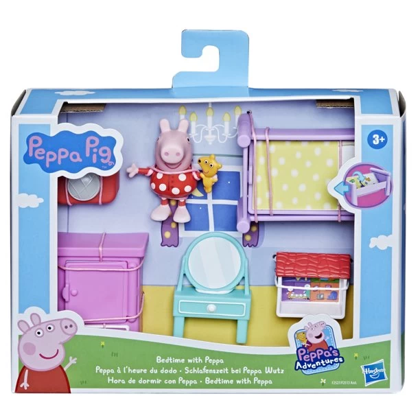 Hasbro Peppa Pig Peppa's Adventures Bedtime With Peppa Playset 3 Hasbro Peppa Pig Peppa's Adventures Bedtime With Peppa Playset