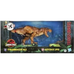Hasbro Jurassic Park Transformers Tyrannocon Rex + Autobot JP93 Set 2 Figures